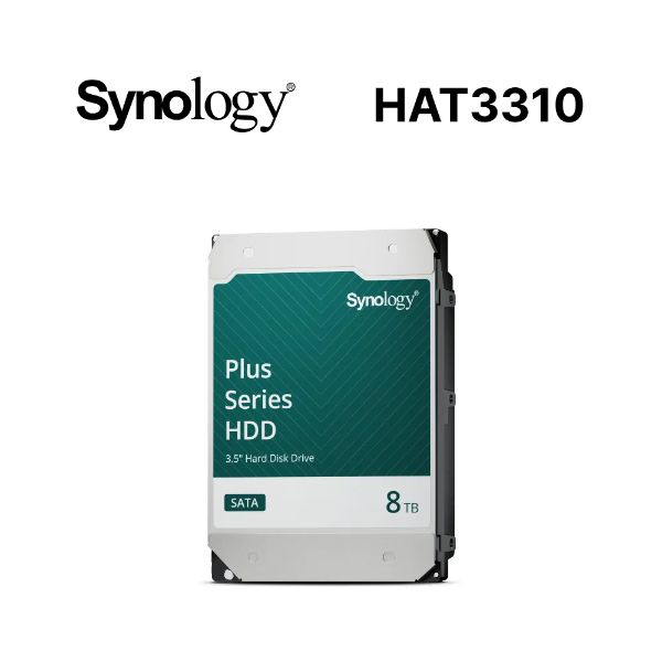 圖片 Synology HAT3310 8TB PLUS系列(3.5吋/7200轉/三年保固)