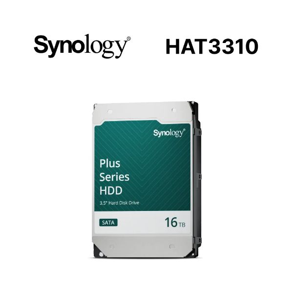 圖片 Synology HAT3310 16TB PLUS系列(3.5吋/7200轉/三年保固)