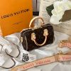 圖片  LOUIS VUITTON SPEEDY 波士頓 20cm 橙粉色背帶