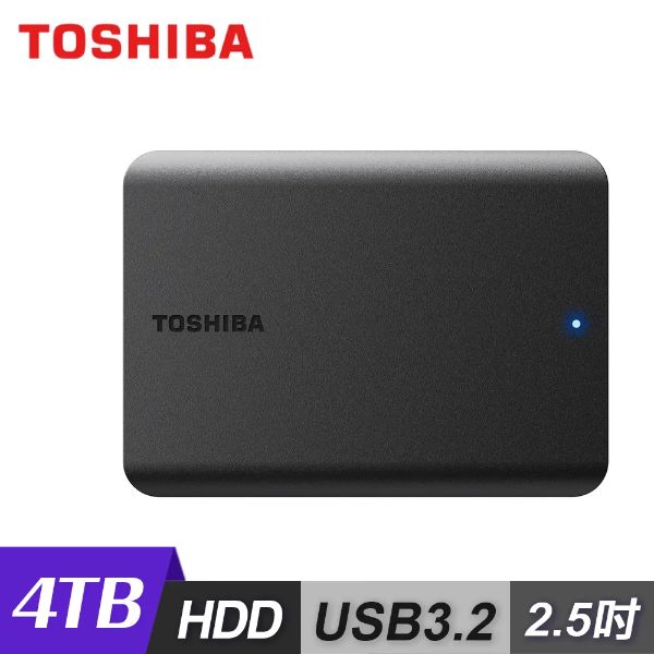 圖片 Toshiba 4TB(黑) Canvio Ready(Type-A/三年保)