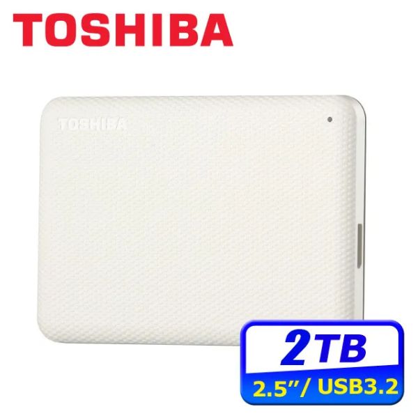 圖片 Toshiba 2TB(米白) Canvio Advance V10(Type-A/三年保)*加密.備份軟體