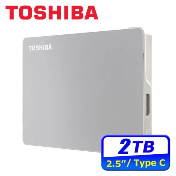圖片 Toshiba 2TB(銀)Canvio Flex適用Mac Windows PC/平板(Type-C /三年)