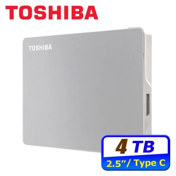 圖片 Toshiba 4TB(銀)Canvio Flex適用Mac Windows PC/平板(Type-C /三年)