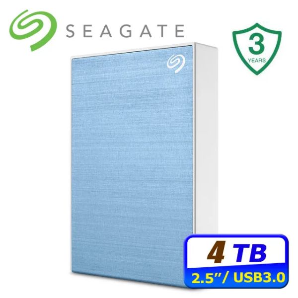 圖片 Seagate OneTouch 4T冰川藍 Type-A 三年保/三年救援(硬體加密。自動備份)