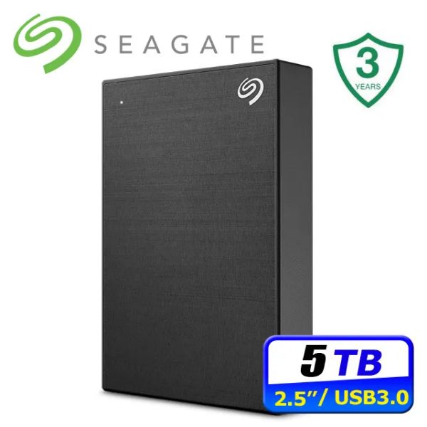 圖片 Seagate OneTouch 5T極夜黑 Type-A 三年保/三年救援(硬體加密。自動備份)