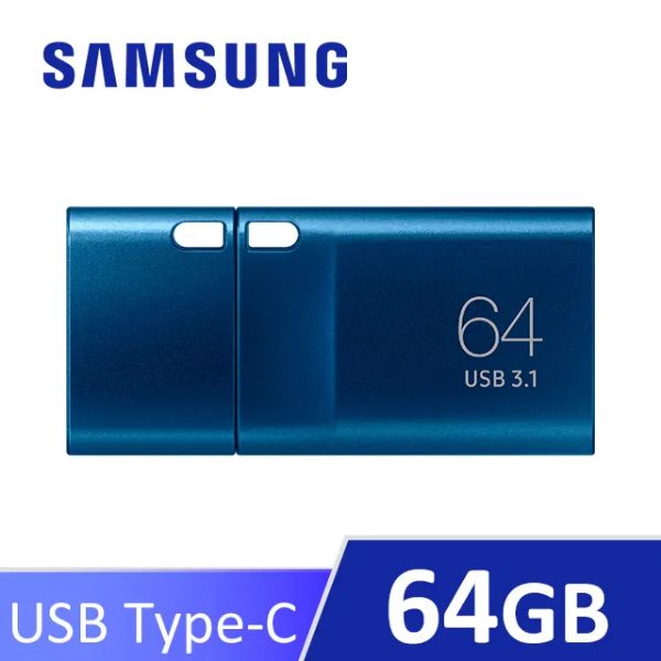 圖片 三星 USB 64G 藍 / USB3.2 G1 Type-C / R:300 / 五年保 (MUF-64DA)