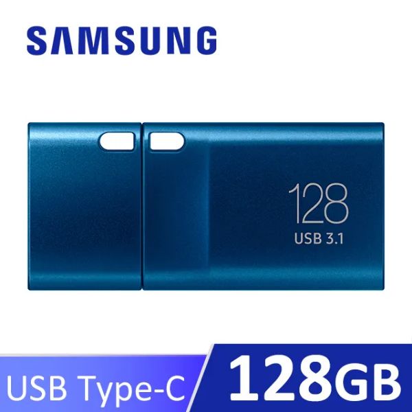 圖片 三星 USB 128G 藍 / USB3.2 G1 Type-C / R:400 / 五年保 (MUF-128DA)