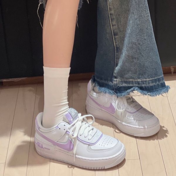 圖片 NIKE AIR FORCE 1 SHADOW 薰衣草紫🦄💜增高 女鞋 FN6335-102