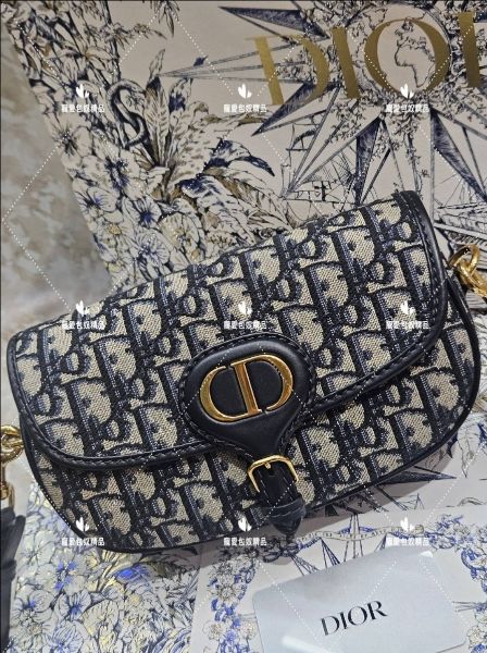 圖片 DIOR BOBBY EAST-WEST TASCHE 老花橫向肩背包