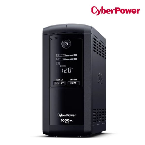 圖片 CyberPower Cp1000avrlcda/1000VA/600W/模擬正弦波/在線互動/LED顯/USB監控