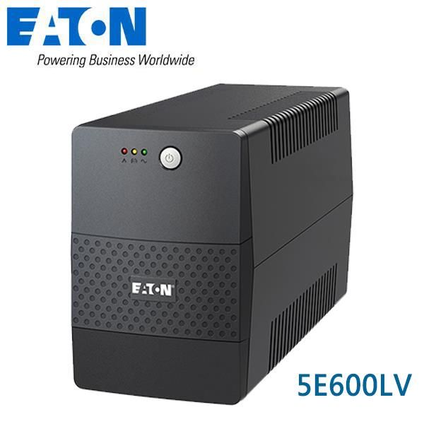 圖片 Eaton 飛瑞 5E600LV 600VA/360W 在線互動式/模擬正弦波/內建電壓調節器/直立式