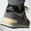 圖片 NEW BALANCE 574 深灰色 麂皮 復古 女鞋 U574LGG-D