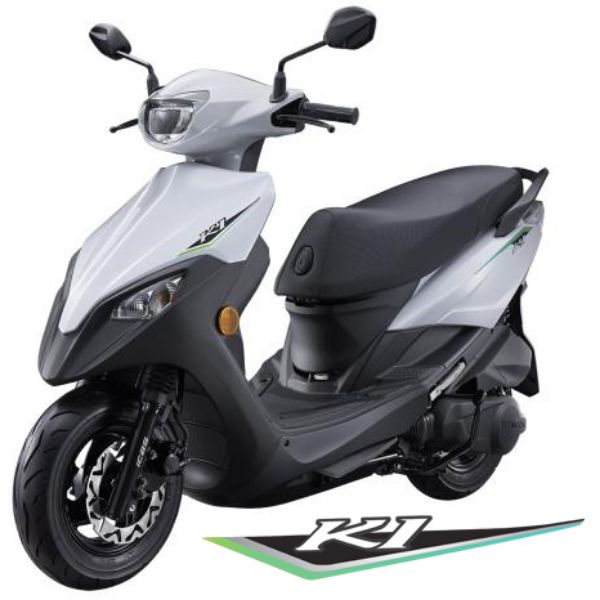 圖片 K1 125 碟煞  SZ25BA 珍珠白/晶鑽銀/深藍綠 12期/24期