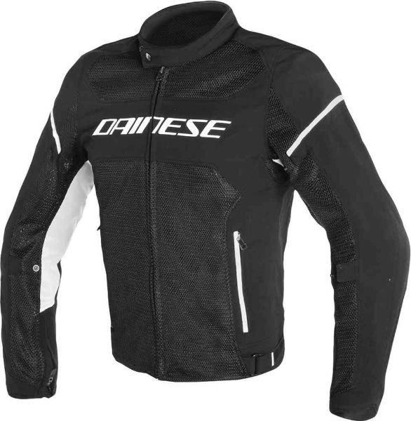 圖片 『嘉義Riderment萊德曼騎士部品』Dainese 丹尼斯 AIR FRAME D1 TEX JACKET 黑白 防摔衣