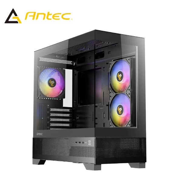 圖片 Antec CX500M RGB 黑 顯卡長41.5/CPU高16.5/固光風扇*3/全景玻璃透側/M-ATX