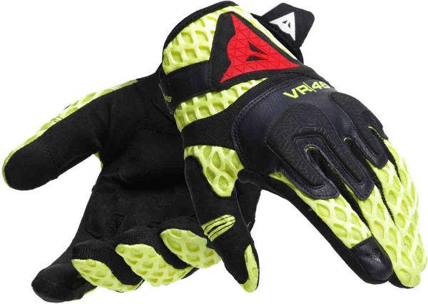 圖片 『嘉義Riderment萊德曼騎士部品』Dainese 丹尼斯 VR46 TALENT GLOVES 夏季聯名防摔手套