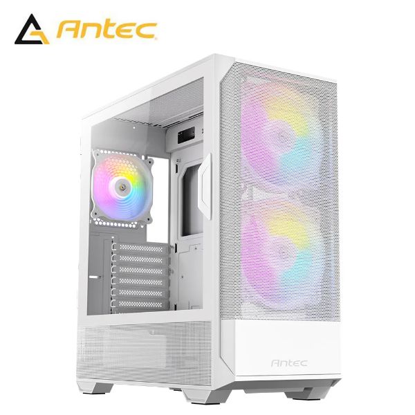 圖片 Antec NX416L 白 顯卡長39/CPU高16.5/16cm*2前風扇/側掀玻璃側板/ATX