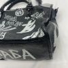 圖片 【哈極品】二手品 《Balenciaga 巴黎世家 黑色塗鴉款CITY機車包/手提肩背包/斜背包》