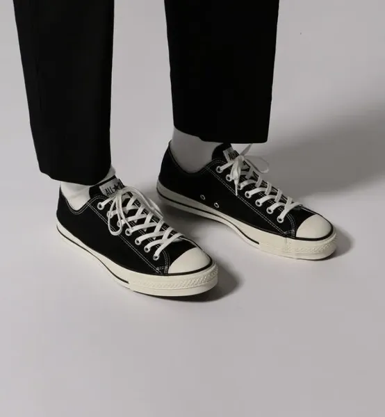 圖片 [現貨] Converse 日本製 CANVAS ALL STAR J OX 基本定番 黑/低筒 27cm