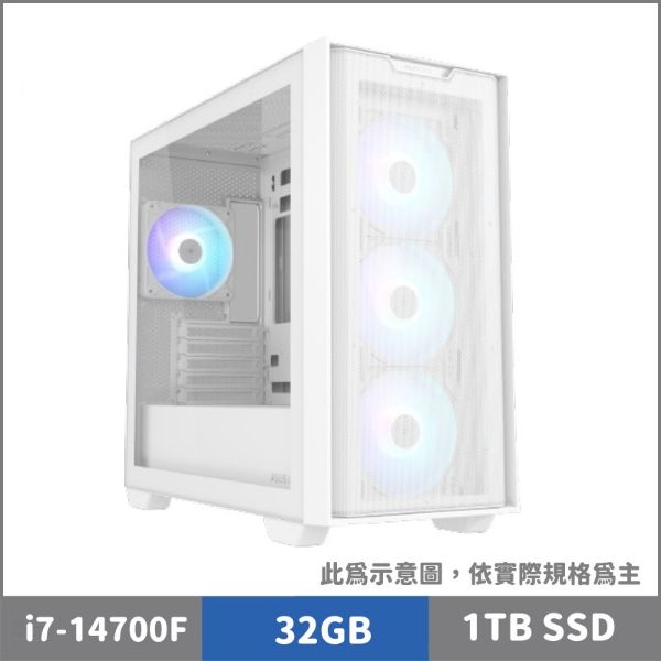 圖片 華碩 B760平台 14700/32G/1TB SSD//水冷電競主機