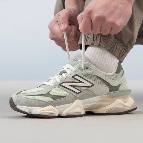 圖片 NEW BALANCE 9060 抹茶綠 麂皮 復古慢跑鞋 U9060EEC