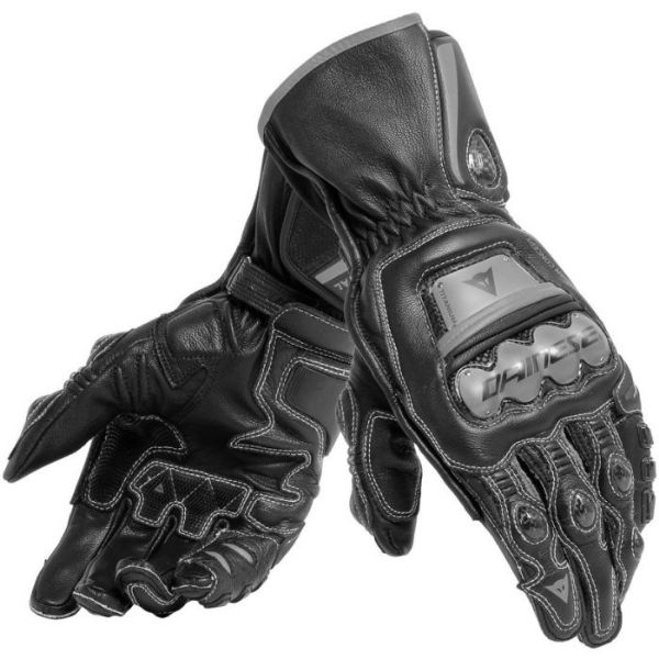 圖片 『嘉義Riderment萊德曼騎士部品』Dainese 丹尼斯 FULL METAL 6 GLOVES 黑 頂級長版鈦合金皮手套