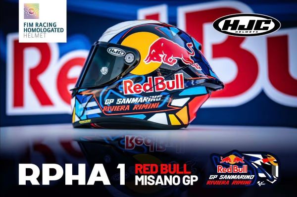 圖片 HJC RPHA 1 RED BULL MISANO GP BINDER 安全帽 RPHA1 贈大鴨尾