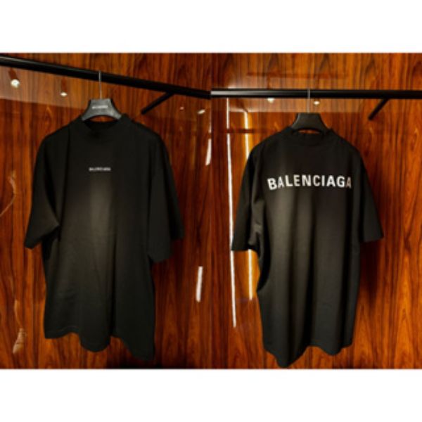 圖片 Balenciaga 巴黎世家 刺繡 前後字母設計 短袖T恤上衣