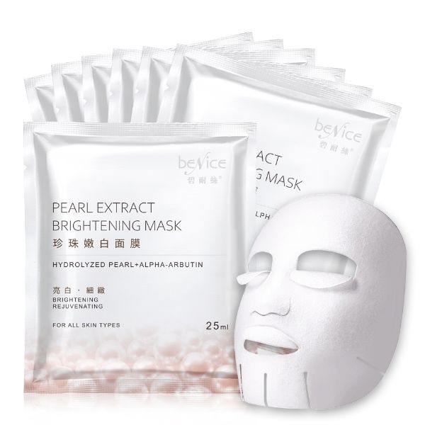 圖片 Benice 珍珠嫩白面膜25片+(2片隨機款式面膜)
