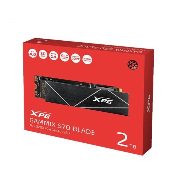 圖片 ADATA威剛XPG GAMMIX S70 BLADE 2TB PCIe 4.0 M.2 2280固態硬碟/五年保