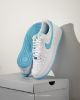 圖片 鞋教 Nike Air Force 1 '07 "White Aquarius Blue" 水瓶藍 白藍 天空藍 北卡藍 FQ4296-100