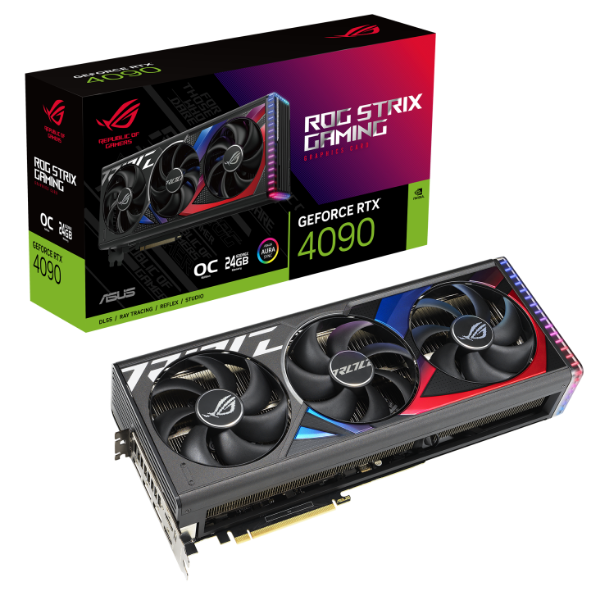 圖片 ASUS 華碩 ROG-STRIX-RTX4090-O24G-GAMING顯示卡