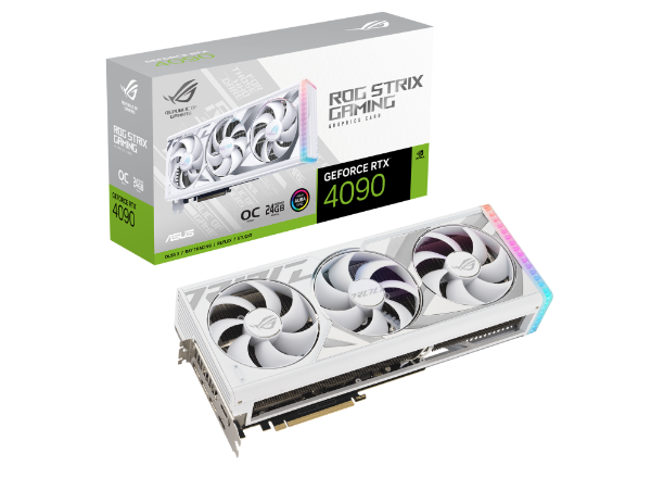 圖片 ASUS ROG-STRIX-RTX4090-O24G-WHITE 顯示卡