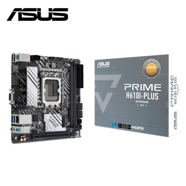 圖片 華碩 PRIME H610I-PLUS-CSM(DDR5)(一般文書・Intel入門・Mini-ITX)