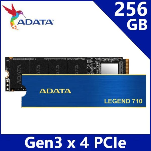 圖片 威剛 ADATA LEGEND 710 256G/Gen3/讀:2100M/寫:1000M/QLC顆粒/三年保/贈散熱片