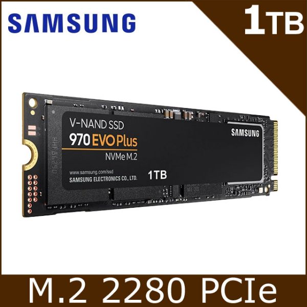 圖片 三星 Samsung 970 EVO Plus 1TB//Gen3/讀:3500/寫:3300/TLC/五年保*星睿奇