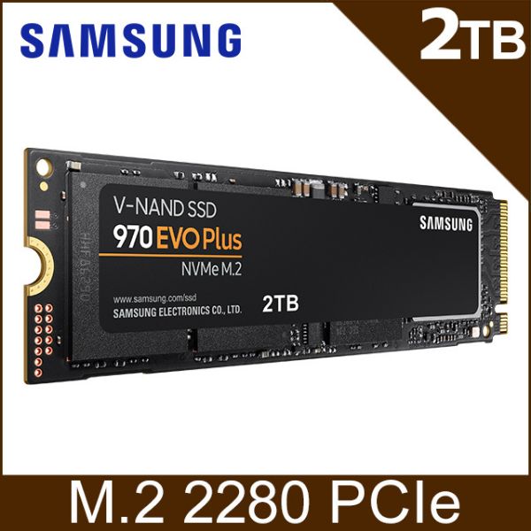 圖片 三星 Samsung 970 EVO Plus 2TB/Gen3/讀:3500/寫:3300/TLC/五年保*星睿奇