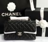 圖片 【CHANEL 預購】經典格紋 鏈袋肩背包 23CM 黑色