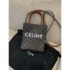 圖片 Celine 經典 咖啡色老花設計 搭配字母 琴譜包 手提 側背包