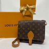 圖片 【哈極品】二手品《 Louis Vuitton LV vintage款 老花字紋 掀蓋式斜背包》