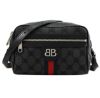 圖片 BALENCIAGA 巴黎世家  Hacker Project 緹花斜背相機包.黑灰