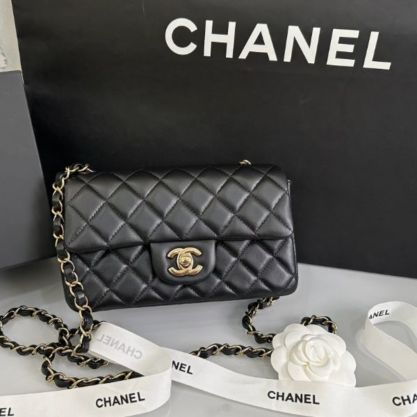 圖片 Chanel cf20 coco20 大mini 黑金 有購證 晶片款