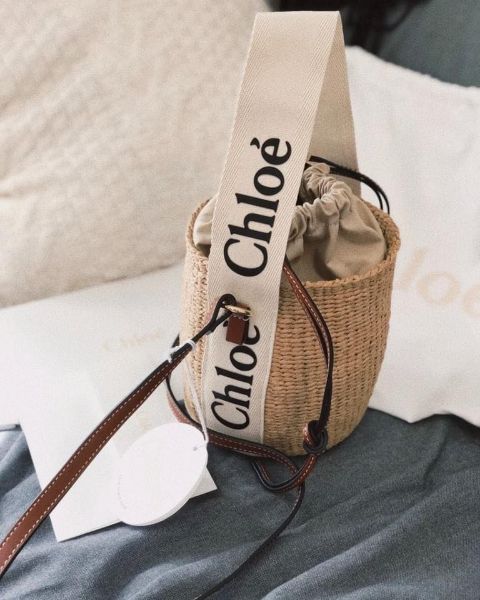 圖片 ⛱超熱門 Chloe Woody 迷你菜籃包🧺