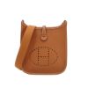 圖片 Hermes Mini Evelyne TC牛皮銀釦斜背包(棕)