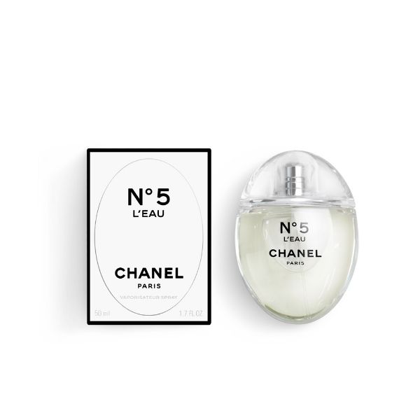 圖片 CHANEL 香奈兒香氛 N°5 L'EAU清新晨露水滴造型淡香水雞蛋香水 50ml - 2024夏季限量/專櫃緞帶包裝