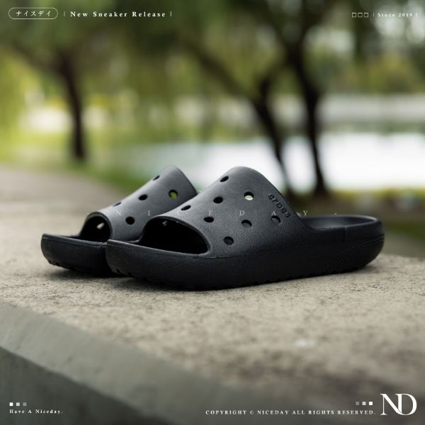 NICEDAY 現貨 Crocs Classic 洞洞鞋 經典隨心涼拖 拖鞋 黑色