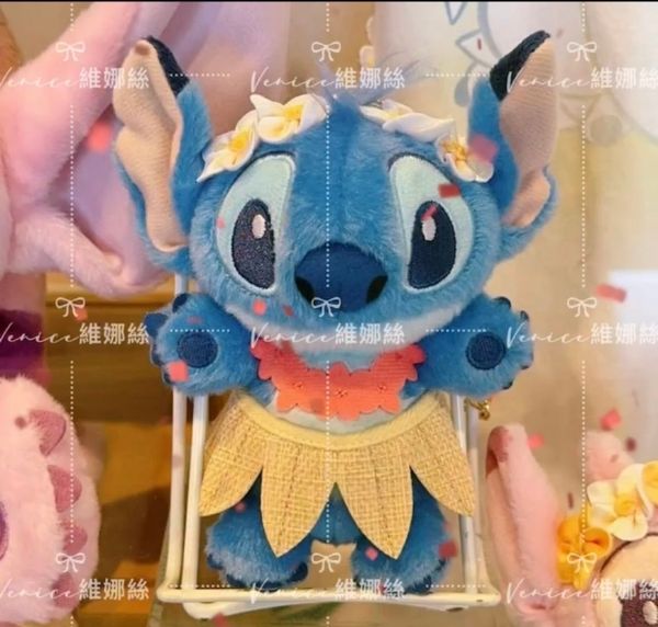 圖片 上海迪士尼史迪奇草裙吊飾