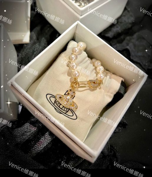 圖片 Vivienne Westwood珍珠別針手鍊