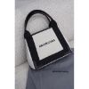 圖片 Balenciaga  Navy Cabas 帆布 黑白配色 女生 女款 手提 側背包 