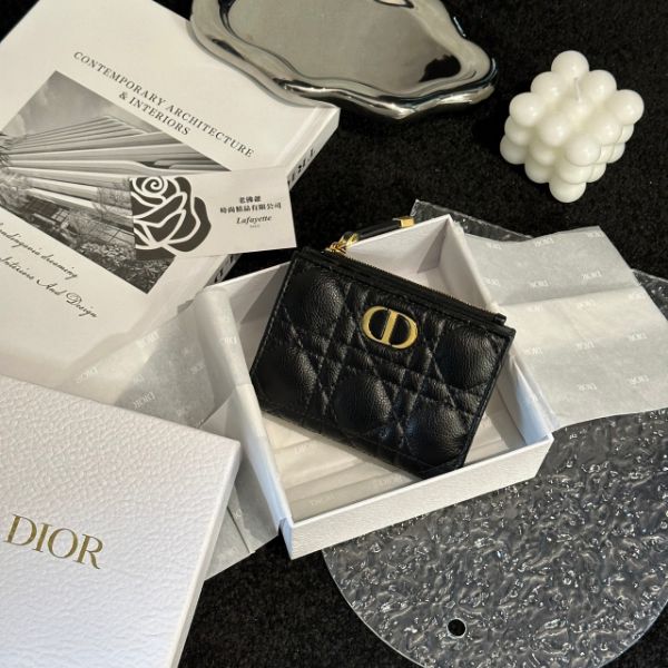 圖片 DIOR CARO DAHLIA 黑色中夾